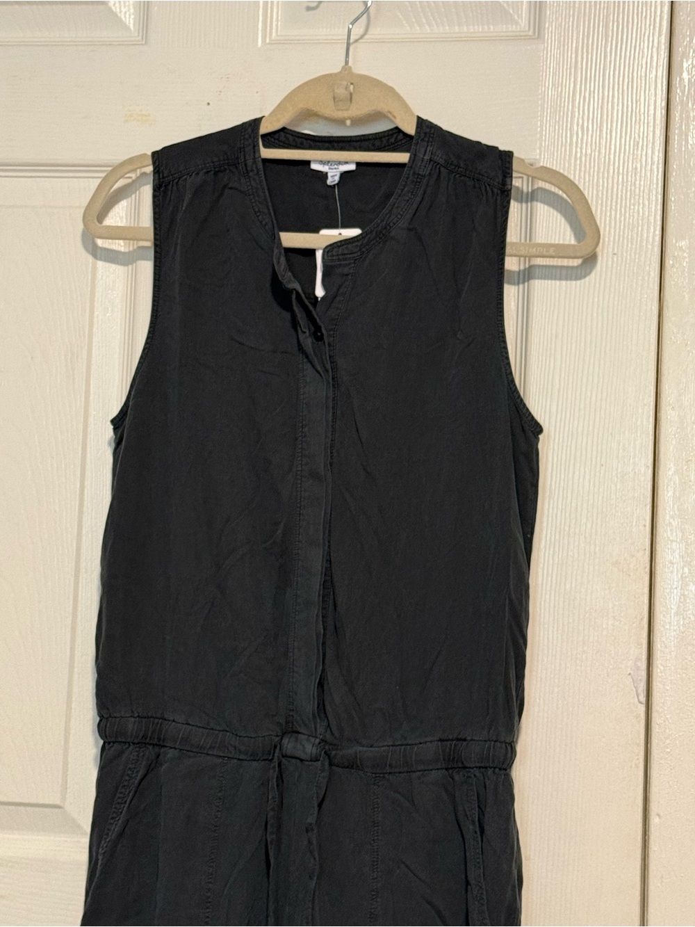 NWT Splendid Sleeveless Black Jumpsuit Size SMALL